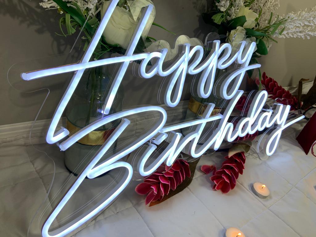 Happy Birthday Neon Lights