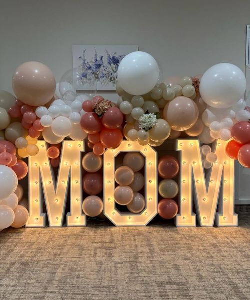 Marquee letter rental with LED lights for events by Rent It Again in Brandon MB