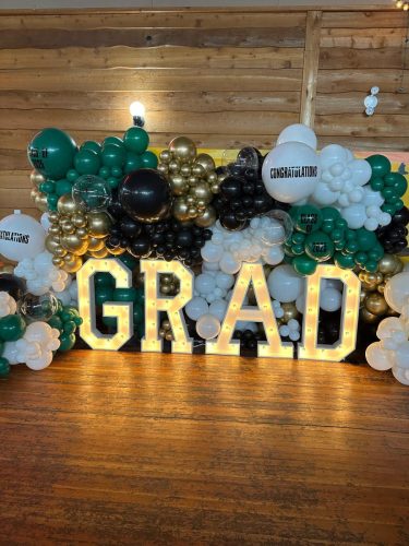 Graduation balloon décor Clear Lake
